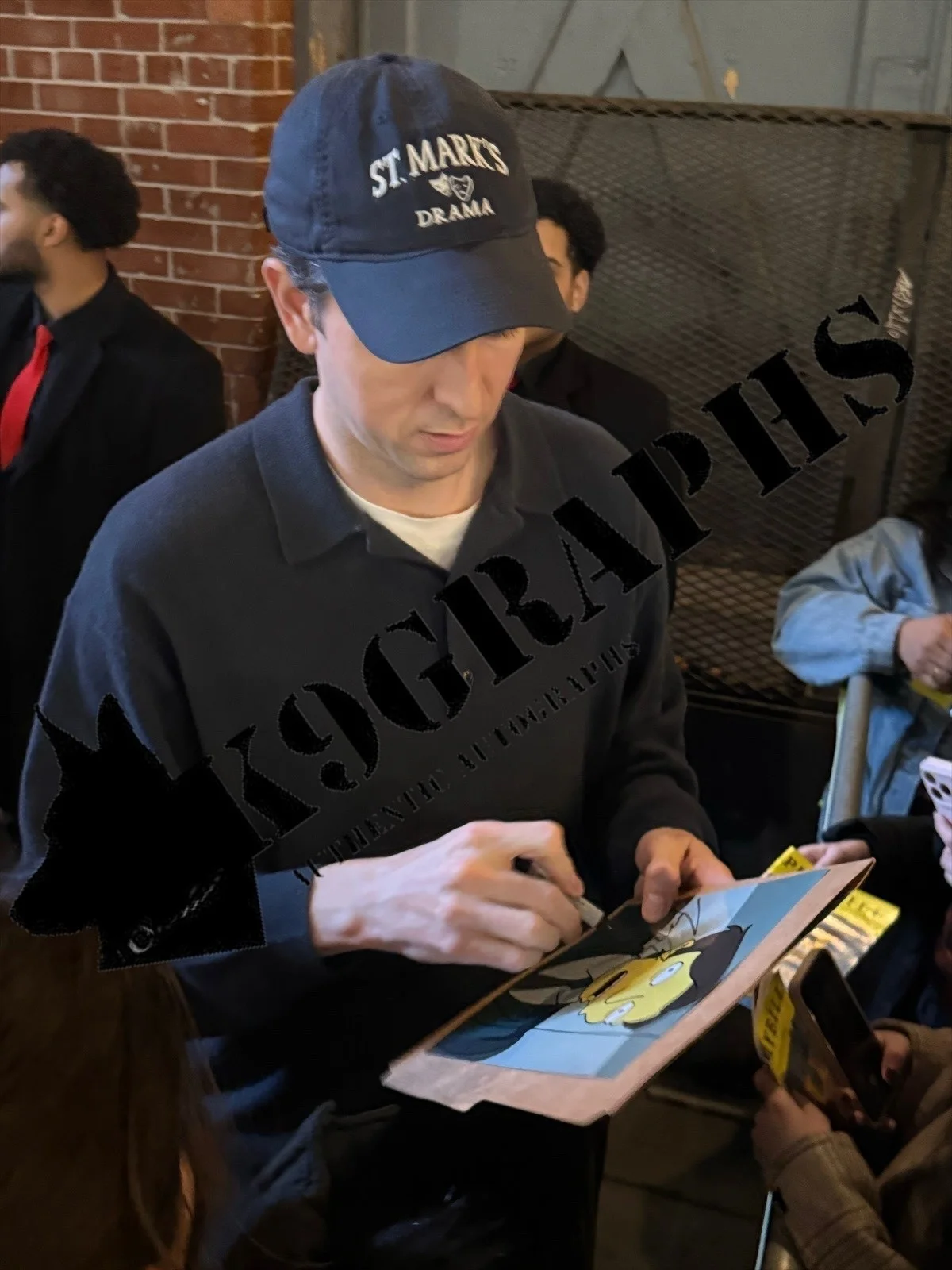 Nicholas Braun — Nicholas Braun SIGNED Autograph Auto The Simpsons 8x10 as Greg w Exact Proof, image 2