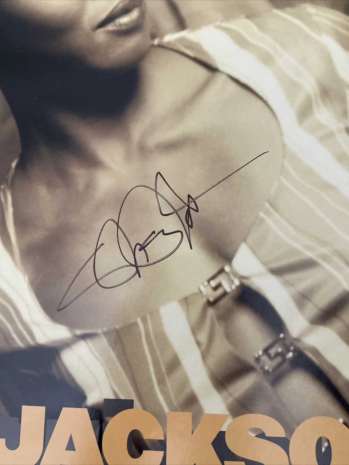 SHERRI JACKSON Signed Promotional Poster for her Self Titled Album Hybrid 2002, изображение 3