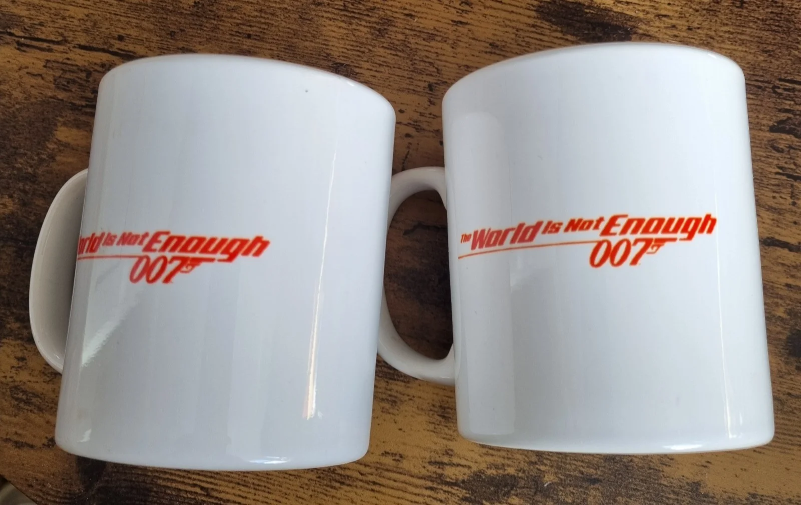 James Bond The World Is Not Enough 2 Cofffe Mugs, image 2
