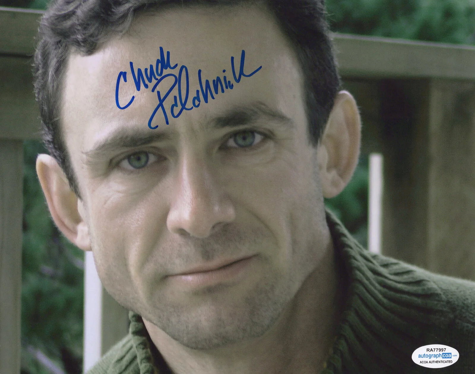 CHUCK PALAHNIUK — Chuck Palahniuk signed 8x10 Photo FIGHT CLUB Author EXACT PROOF c ACOA COA, изображение 4