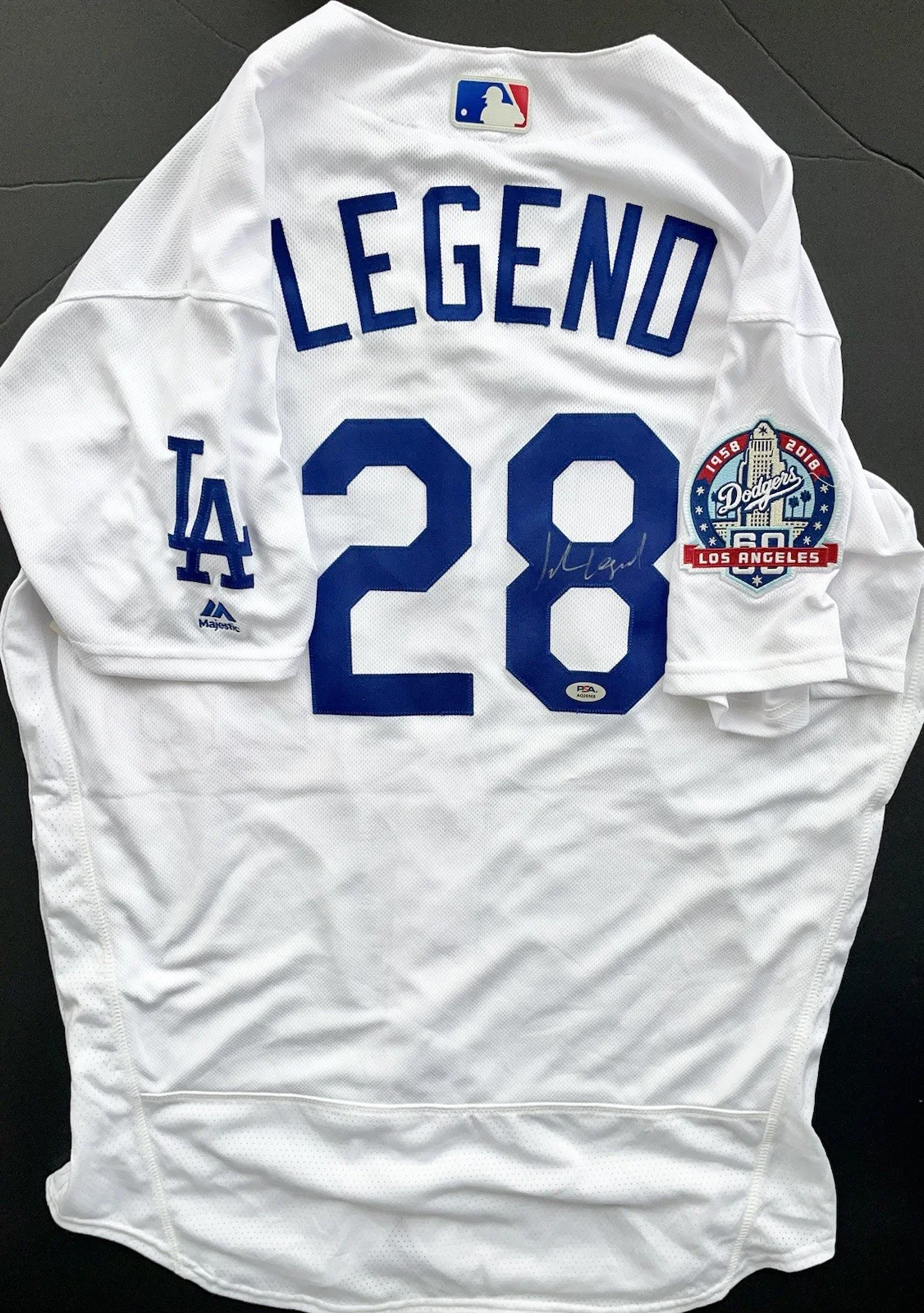 John Legend Signed Autographed Los Angeles Dodgers Replica Jersey Psa/Dna Coa, изображение 2