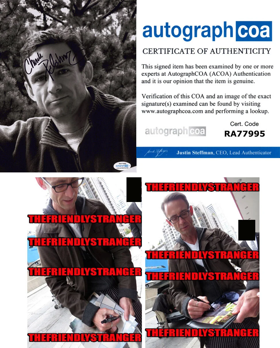 CHUCK PALAHNIUK — Chuck Palahniuk signed Autographed 8x10 Photo FIGHT CLUB AUTHOR a Proof ACOA COA