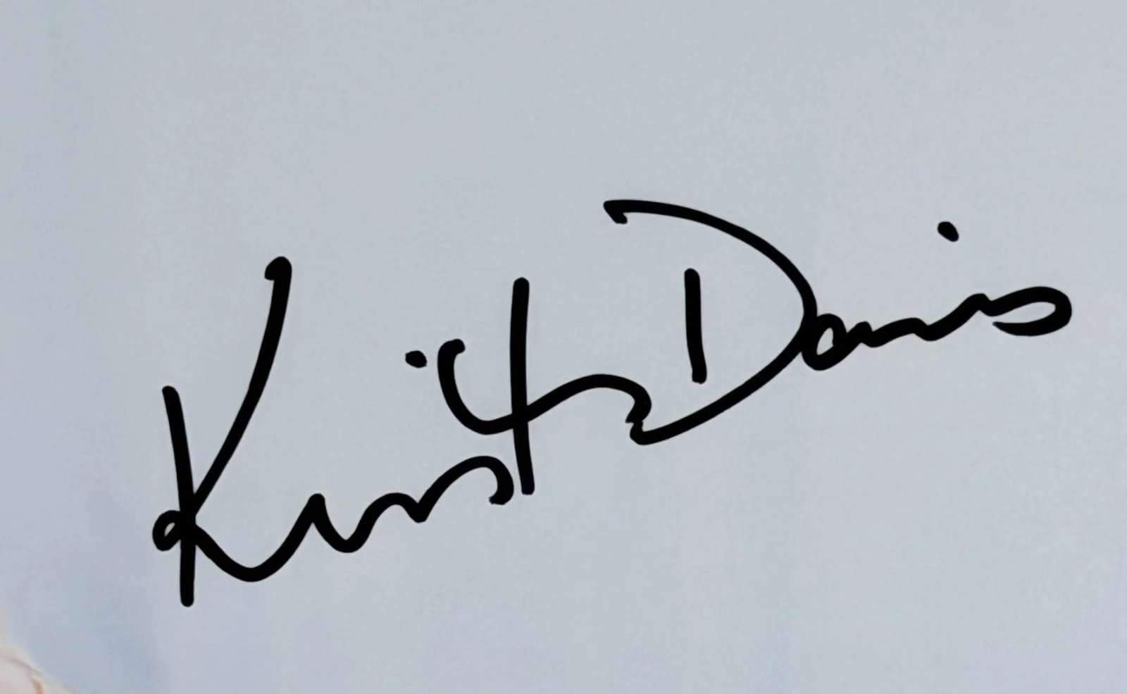 Kristin Davis — Kristin Davis Signed 8.5x11 Photo Autograph COA Portrait, изображение 2