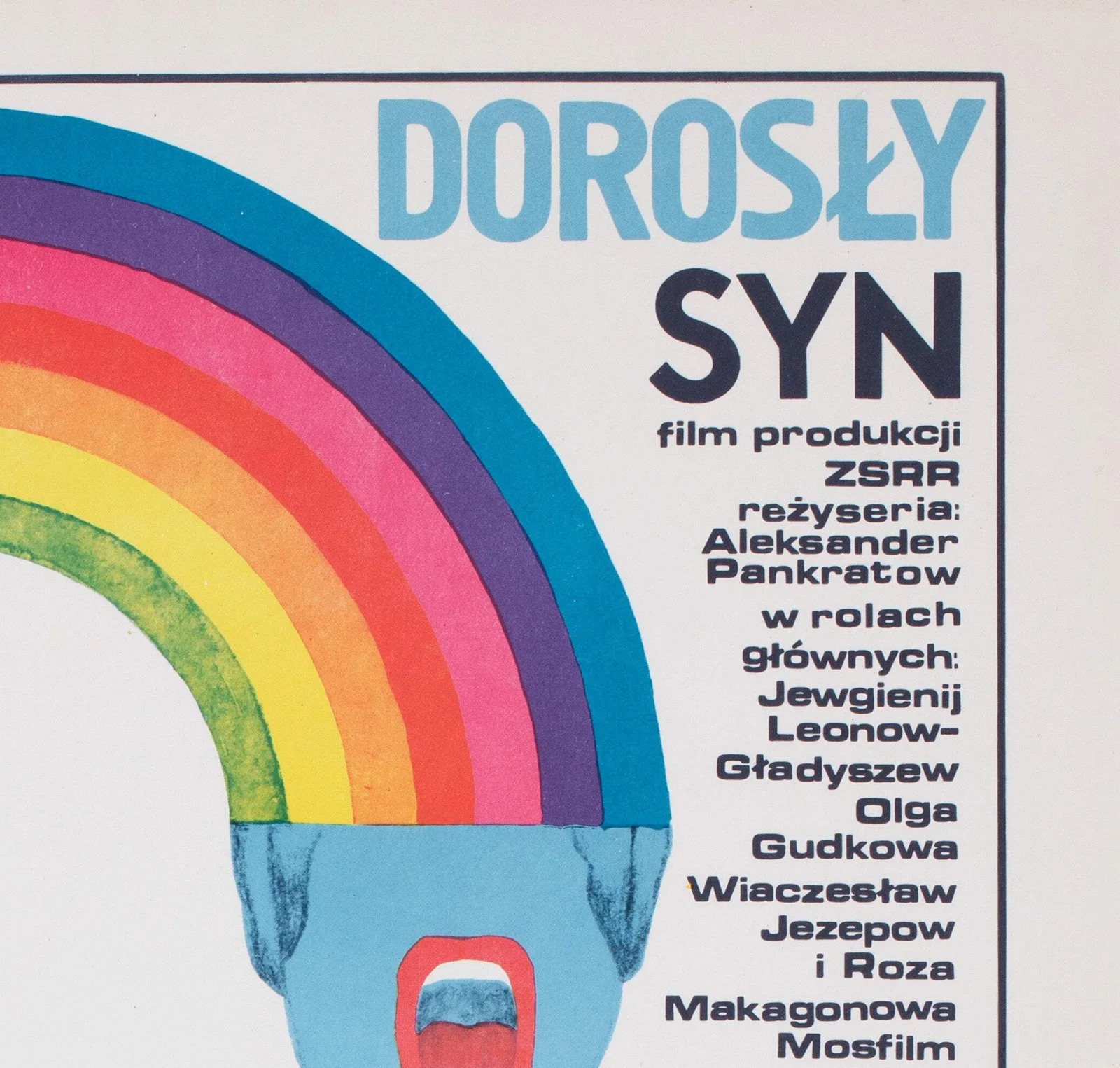 Grown-Up Son (Vzroslyy syn) 1980 Polish B1 Film Poster, Ihnatowicz, изображение 4