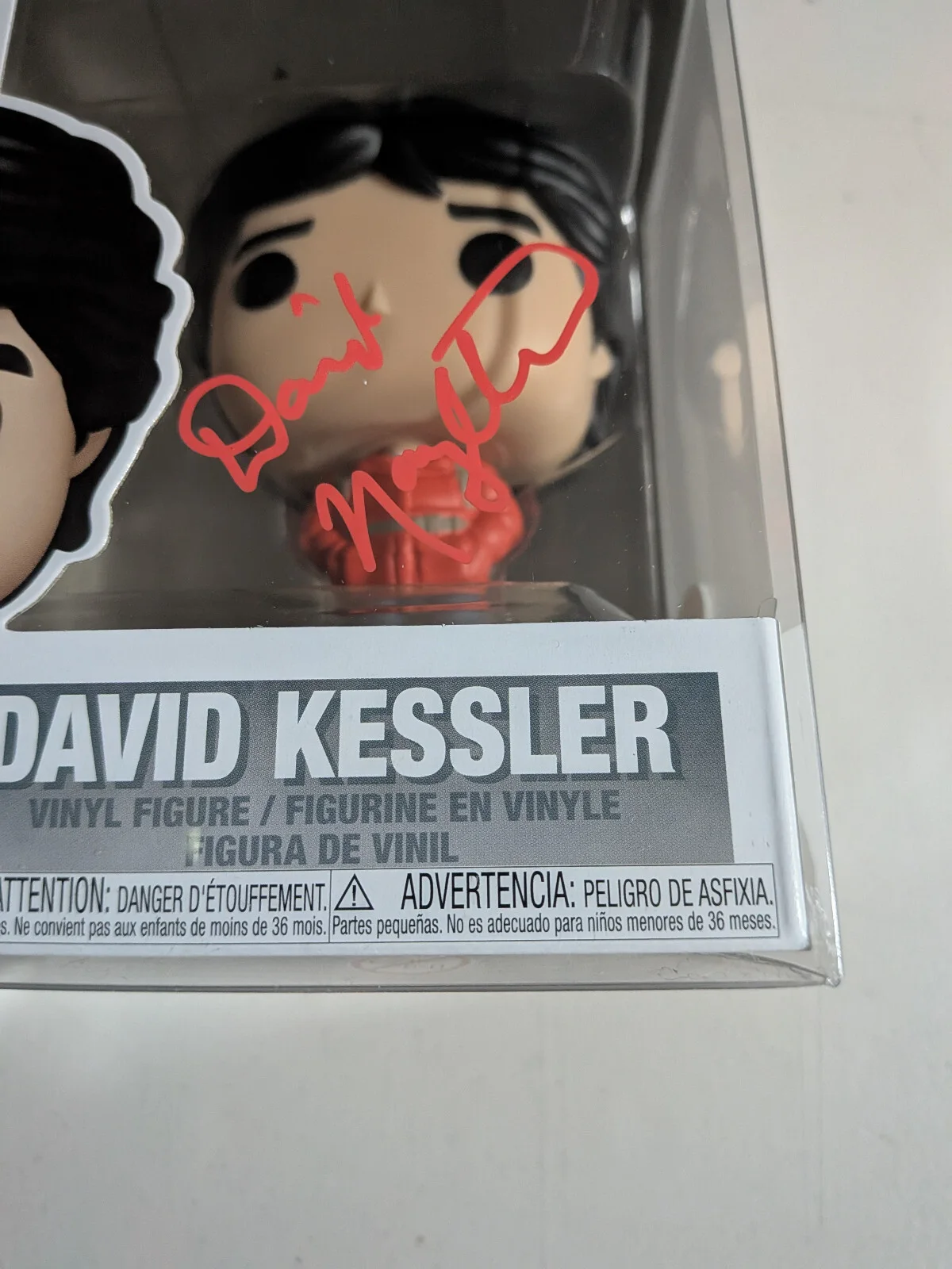 David Naughton — David NAUGHTON Signed FUNKO POP American Werewolf in London Autograph JSA COA R, изображение 2