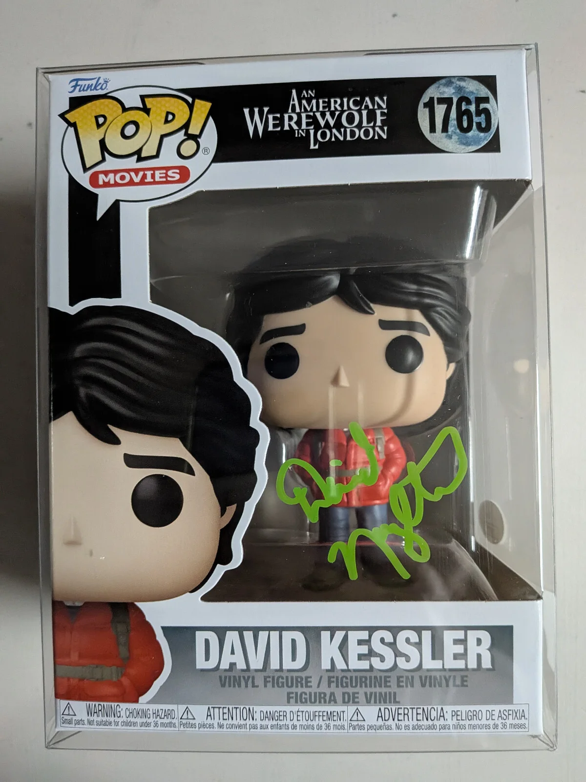 David Naughton — David NAUGHTON Signed FUNKO POP American Werewolf in London Autograph JSA COA G