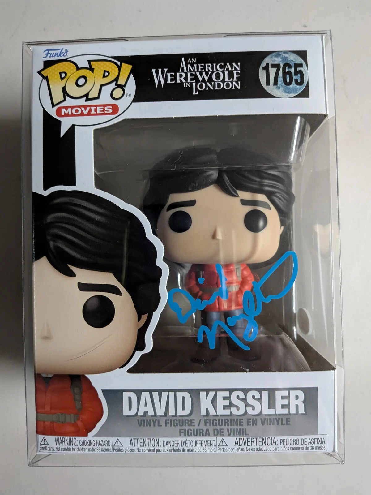 David Naughton — David NAUGHTON Signed FUNKO POP American Werewolf in London Autograph JSA COA B
