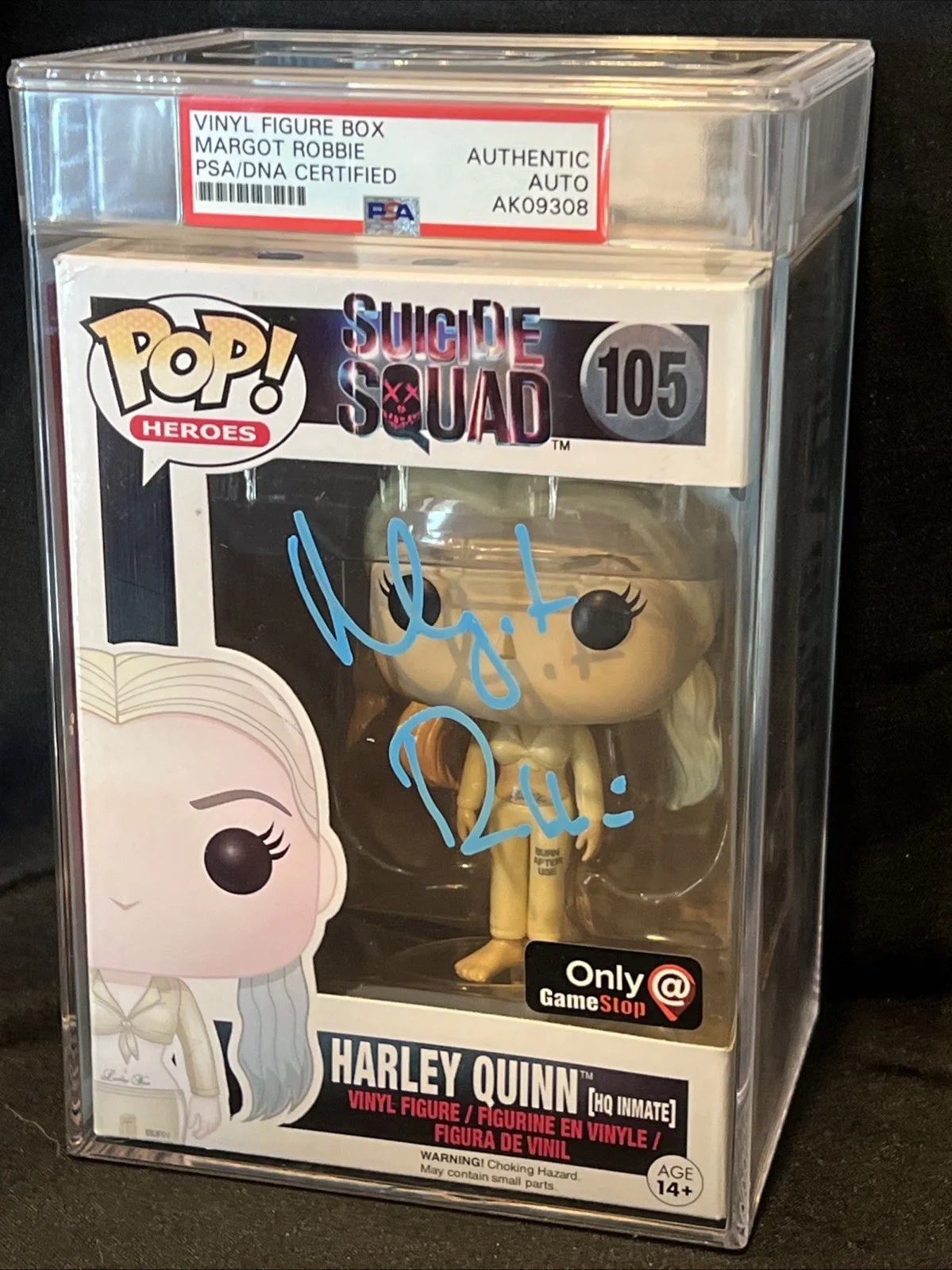 Margot Robbie — Margot Robbie Signed Autograph Suicide Squad Funko Pop 105 Slabbed PSA/DNA, image 2