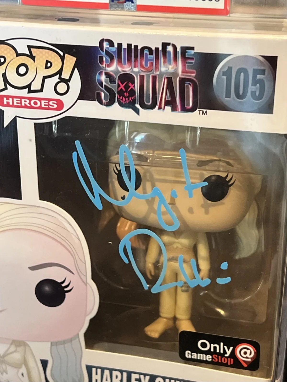 Margot Robbie — Margot Robbie Signed Autograph Suicide Squad Funko Pop 105 Slabbed PSA/DNA, image 3