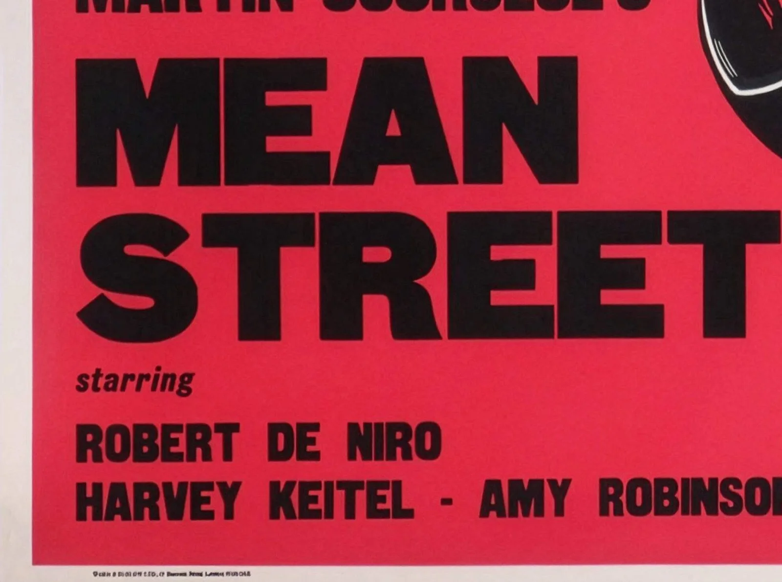 Mean Streets 1973 Academy Cinema UK Quad Film Poster, Peter Strausfeld, изображение 5