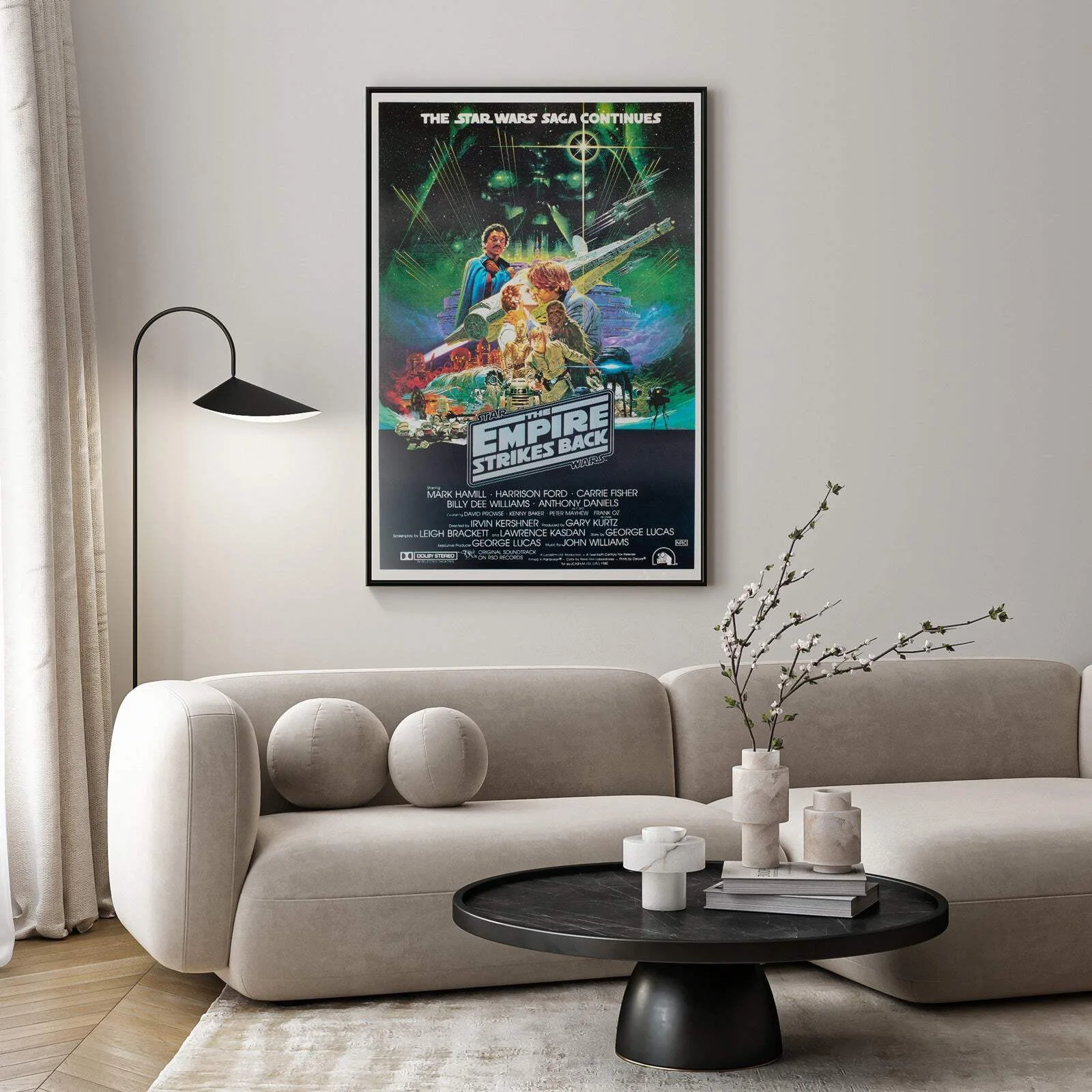 The Empire Strikes Back 1980 Australian 1 Sheet Film Poster, Noriyoshi Ohrai, изображение 2