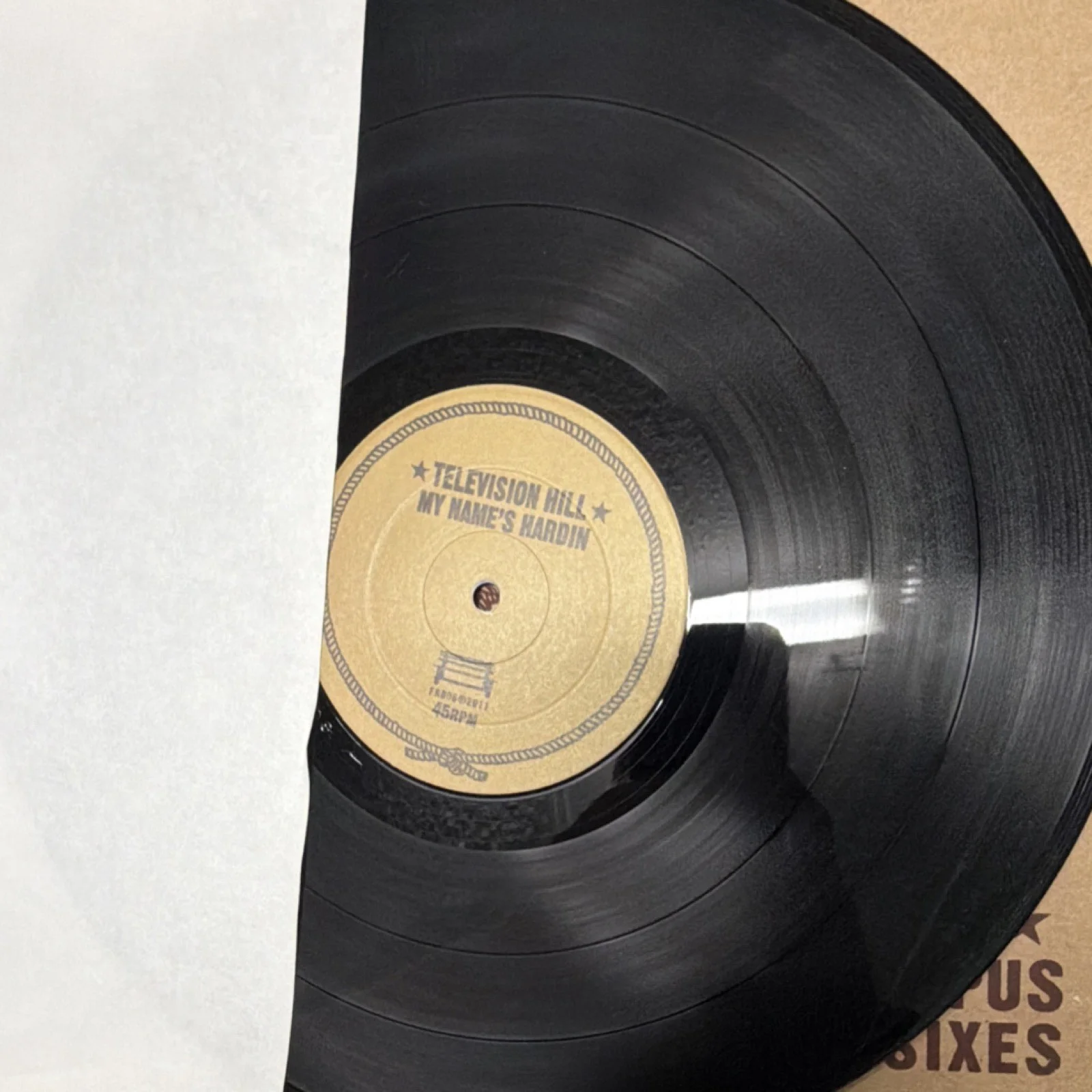Television Hill My Name's Hardin Autographed Limited Ed. Vinyl Record 210 of 250, изображение 4