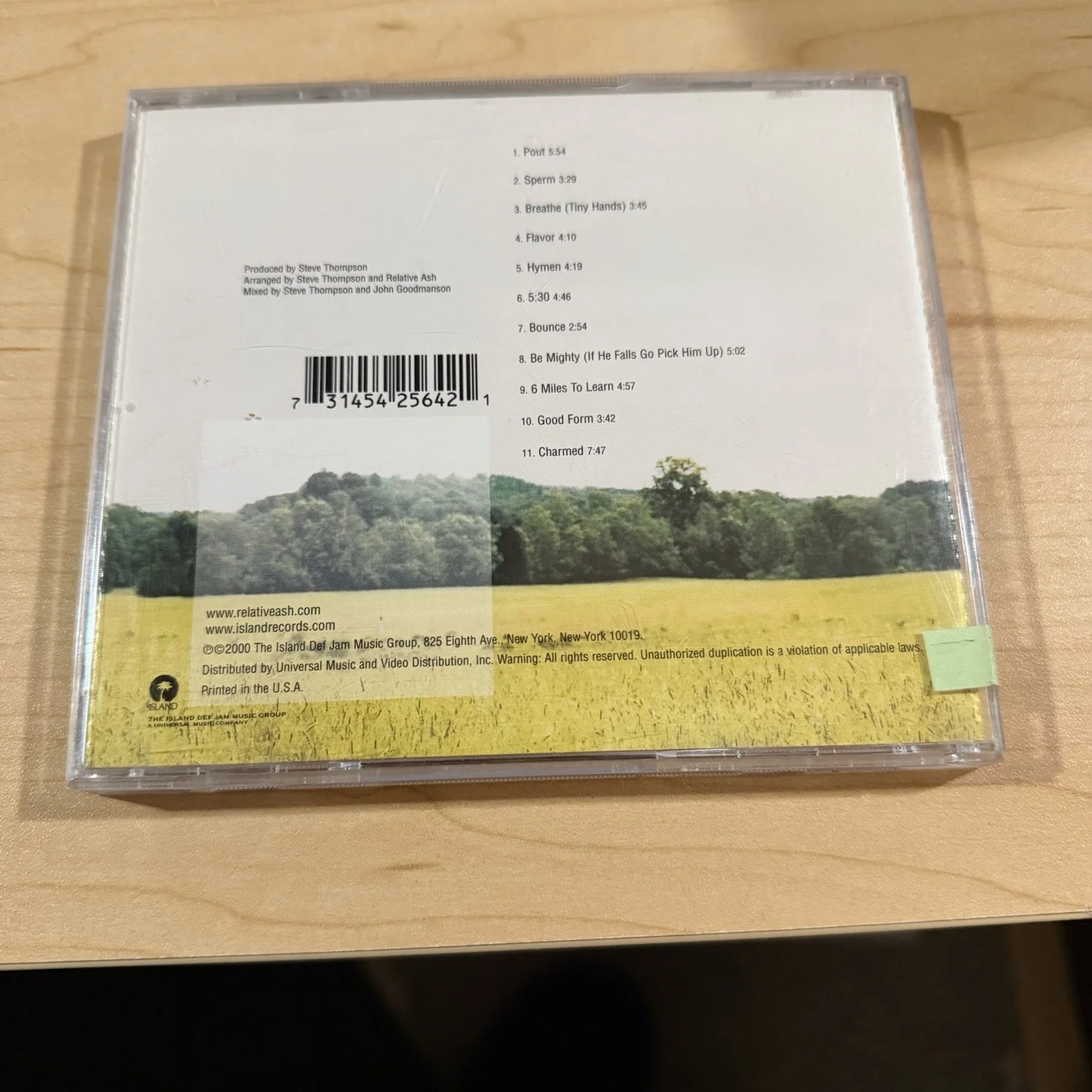 Relative Ash - Signed - Out Time With You… CD Autographed, image 2