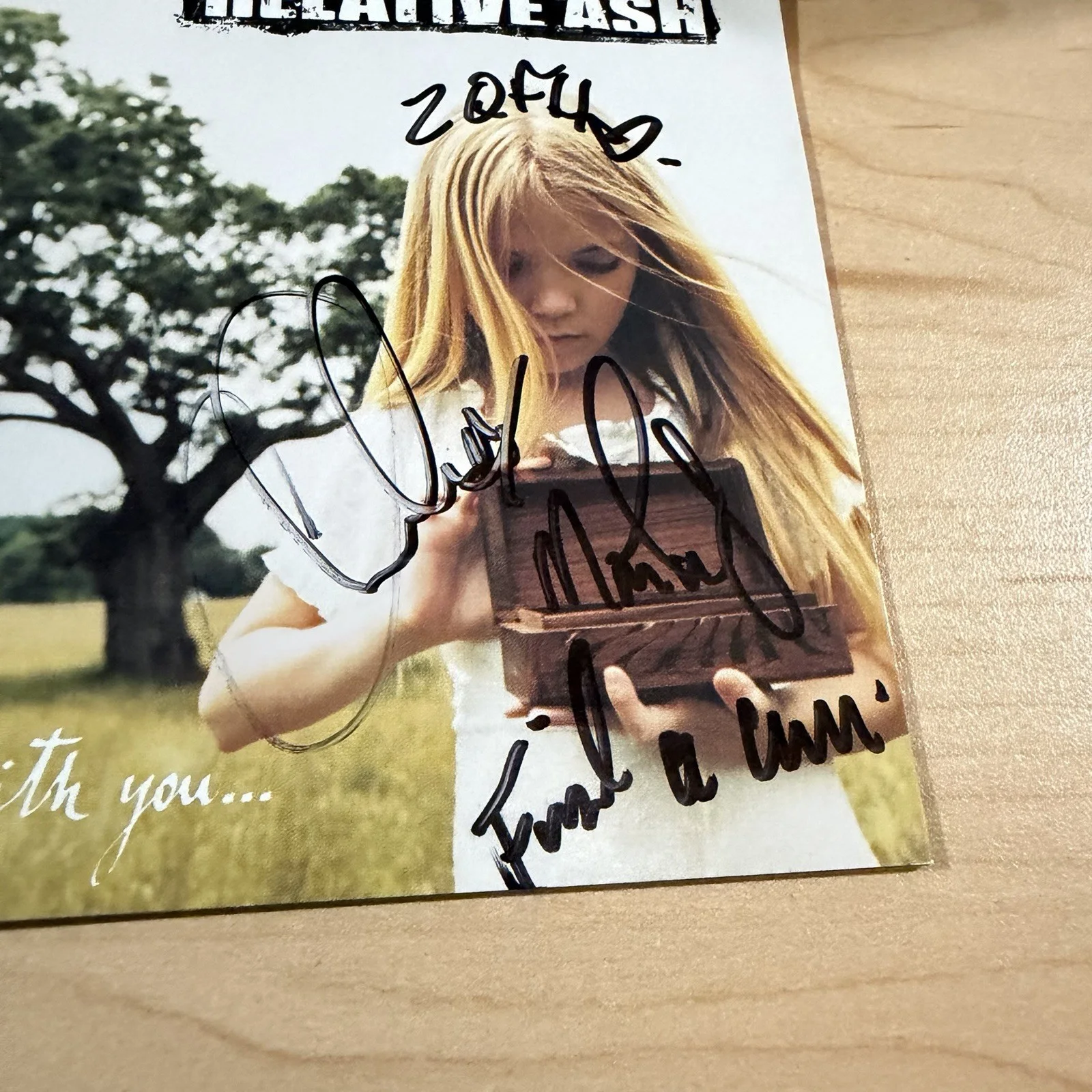 Relative Ash - Signed - Out Time With You… CD Autographed, image 4