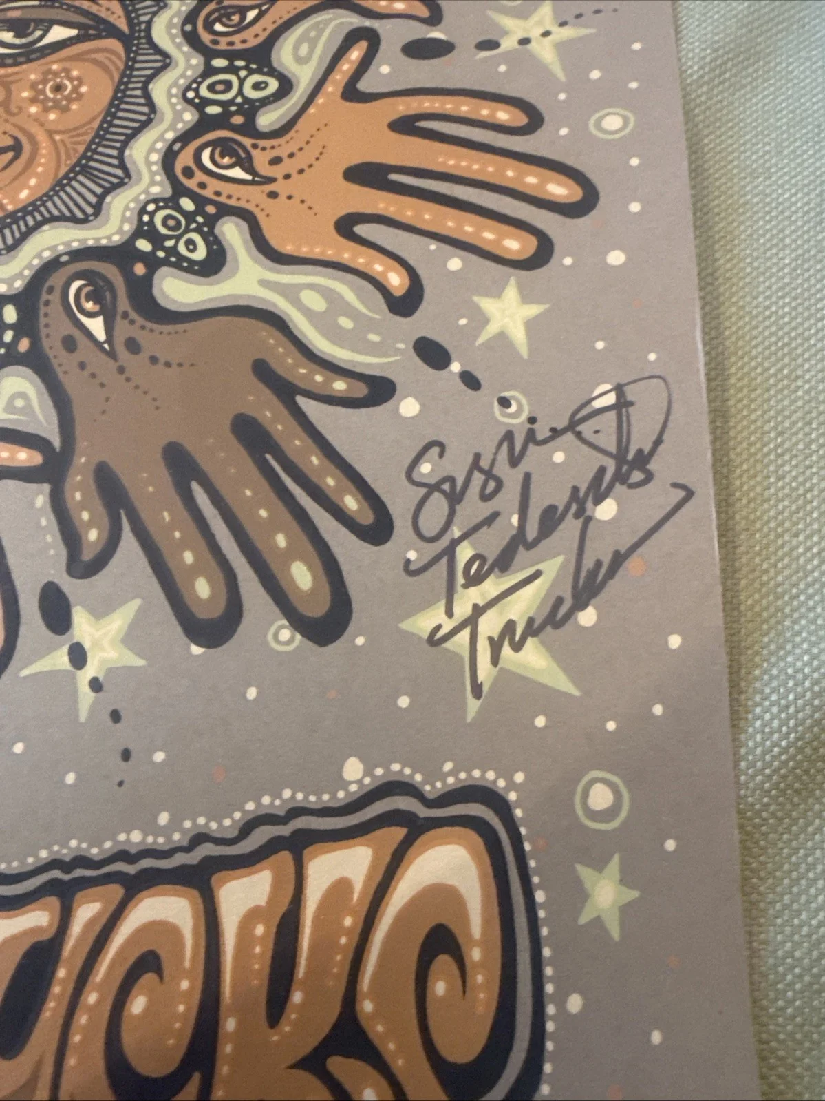 Tedeschi Trucks Band 2012 Signed Poster Concert Tour Poster, изображение 2