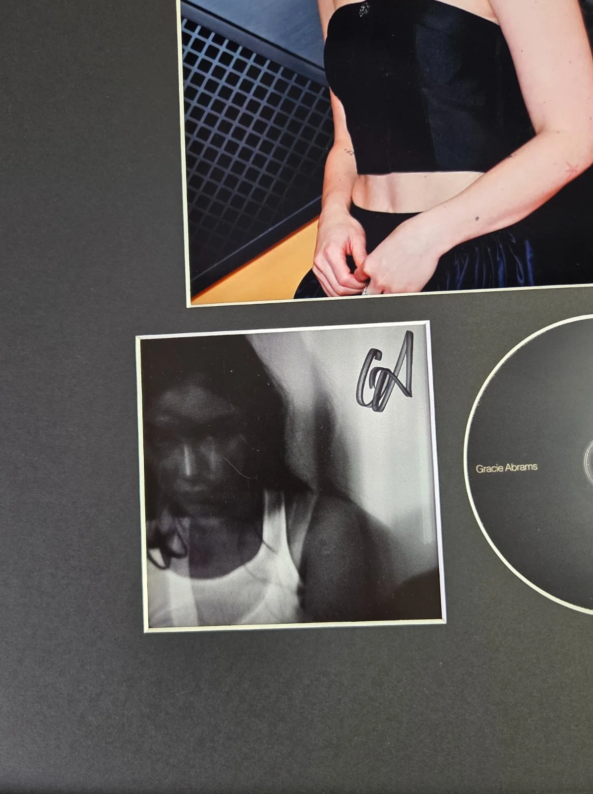 Gracie Abrams Signed CD + Photo Display 16x20 Framed, image 2
