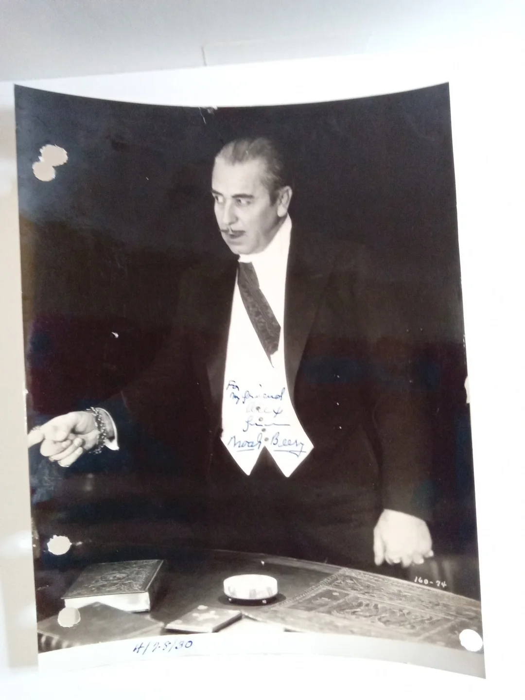 Noah Beery Sr Signed Photo JSA Authenticated Silent Film Villain Mark Of Zorro, изображение 2