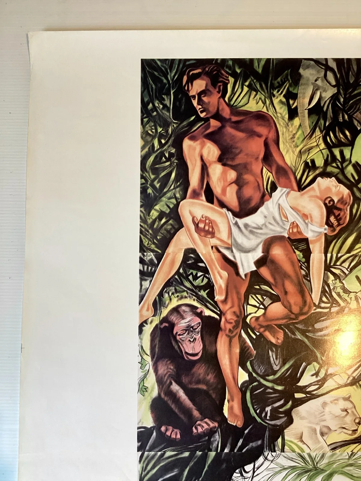 Tarzan at Apollo German movie poster Johnny Weissmuller 1978, изображение 3