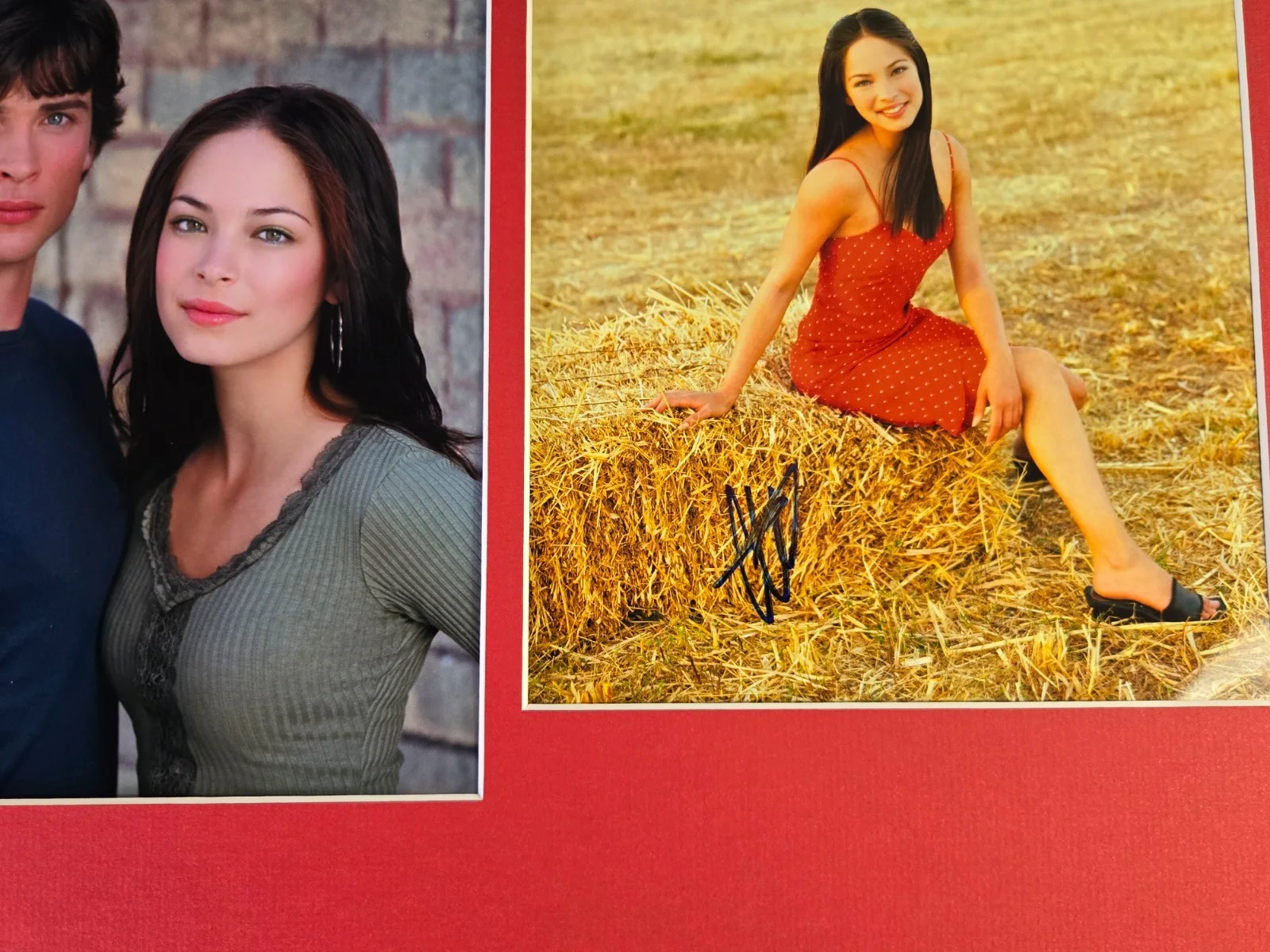 Kristin Kreuk Signed Photo Display Framed 16x20 JSA Smallville, image 2