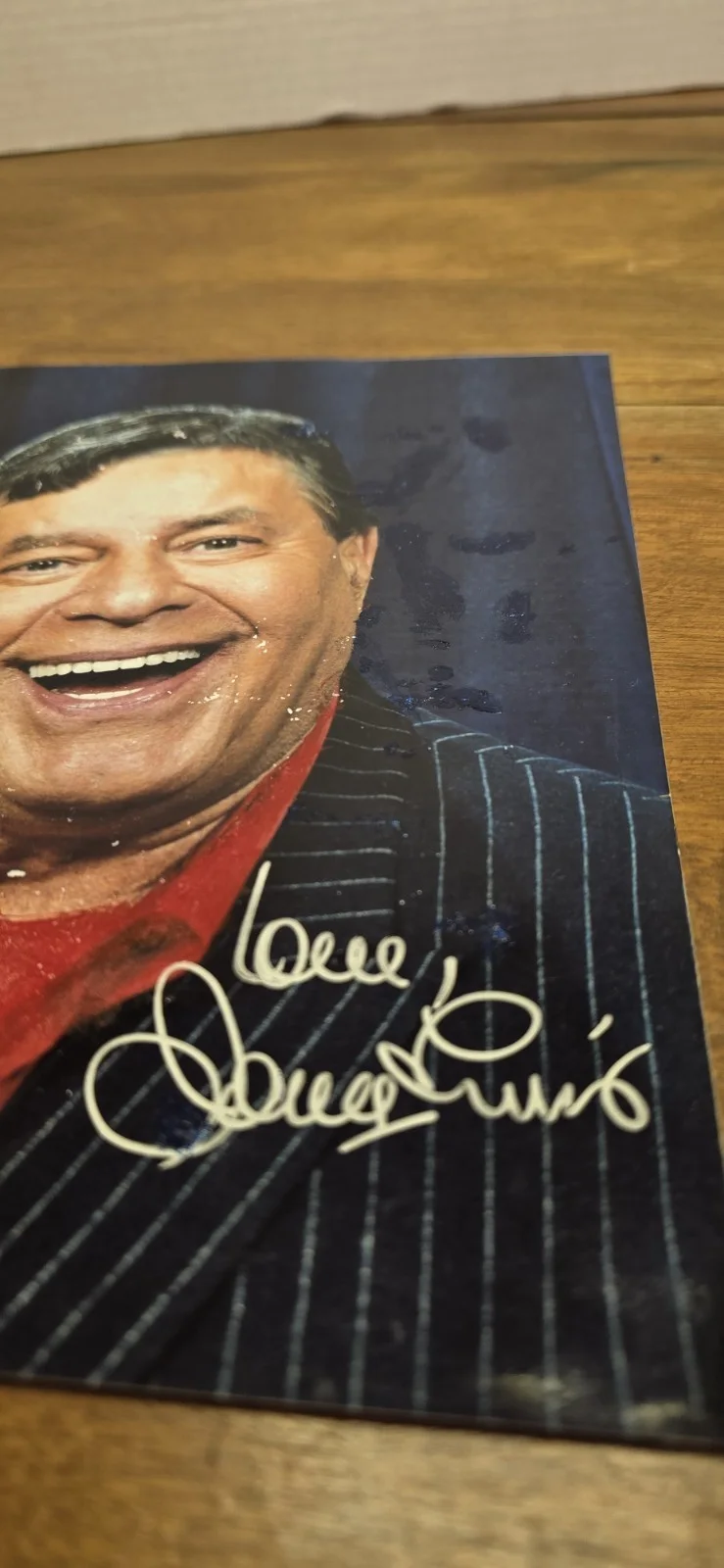 Jerry Lewis Signed 8"x10" Photo, image 2