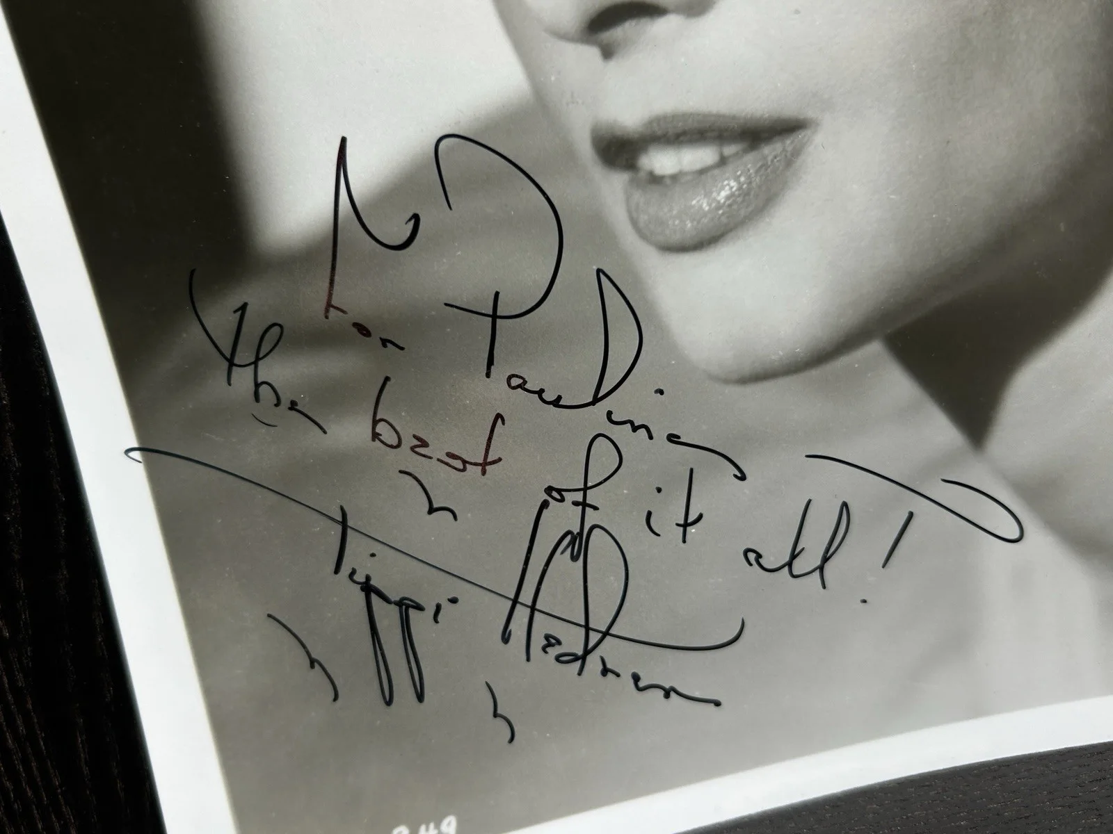 Tippi Hedron — *** TIPPI HEDRON HAND SIGNED PHOTO *** JSA COA Autograph * THE BIRDS - HITCHCOCK, image 3