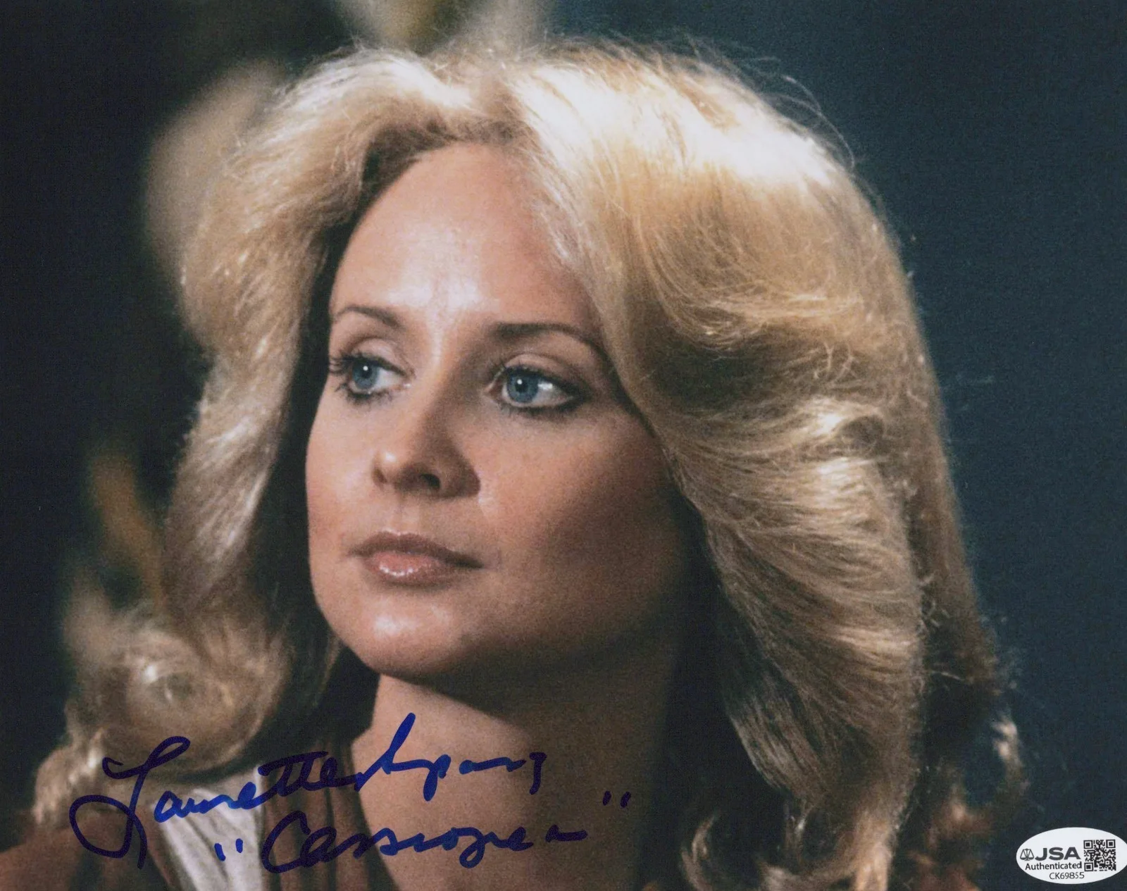 Laurette Spang — Battlestar Galactica- Laurette Spang signed Cassiopeia 8x10 photo JSA COA
