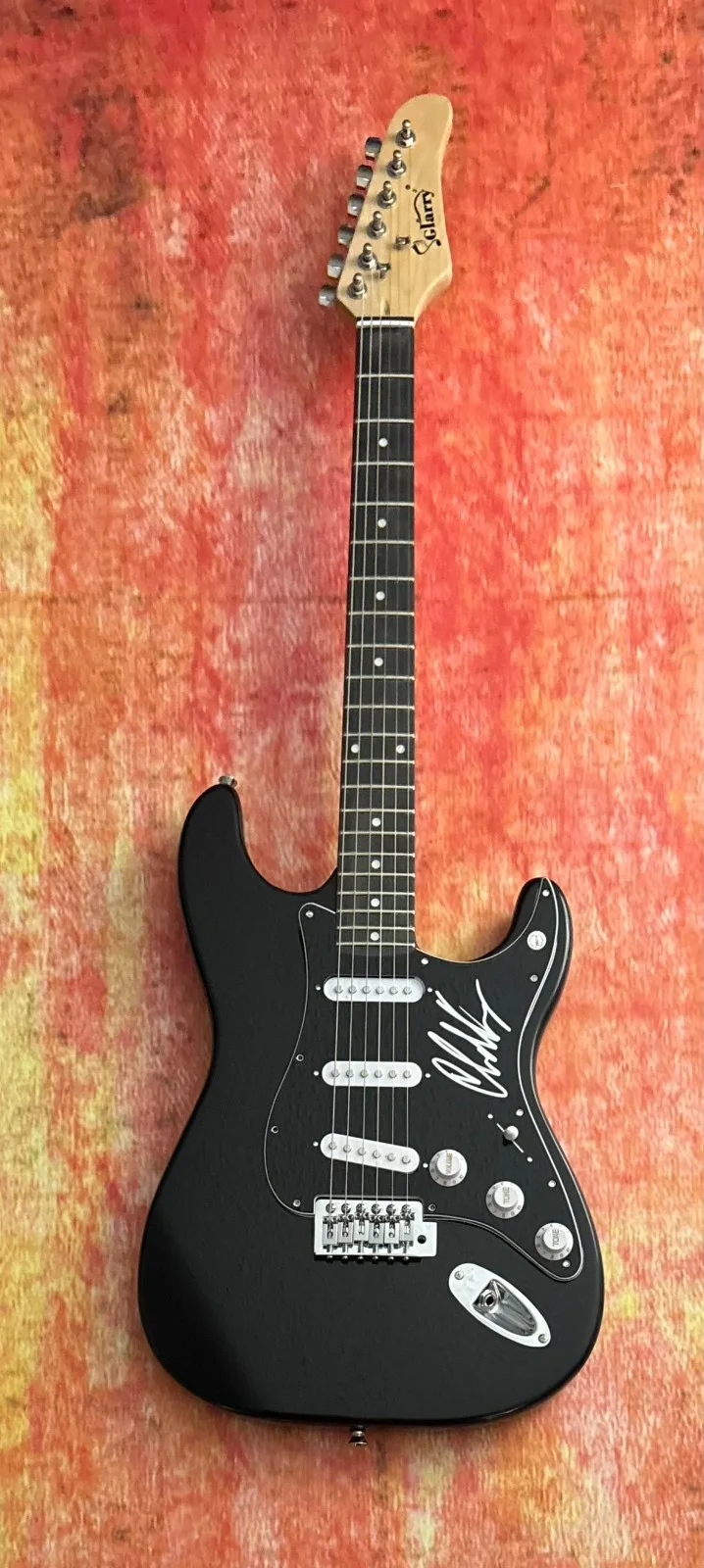 GFA Nickelback Rock Star * CHAD KROEGER * Signed Electric Guitar PROOF COA, изображение 2