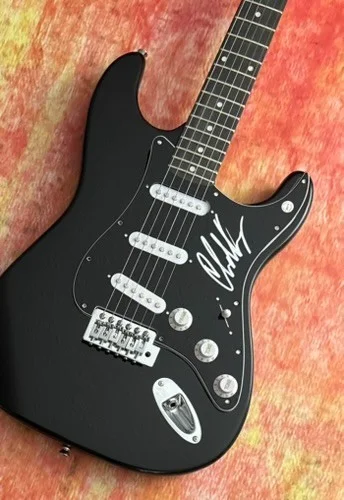 GFA Nickelback Rock Star * CHAD KROEGER * Signed Electric Guitar PROOF COA, изображение 4