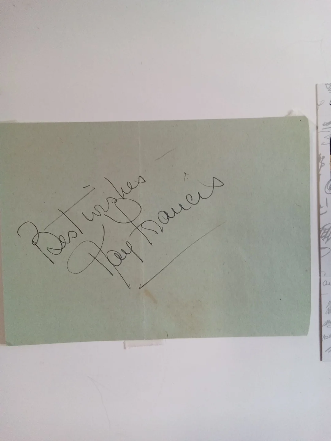 Kay Francis Signed Cut Paper JSA Authenticated 1930s Movie Star, изображение 2