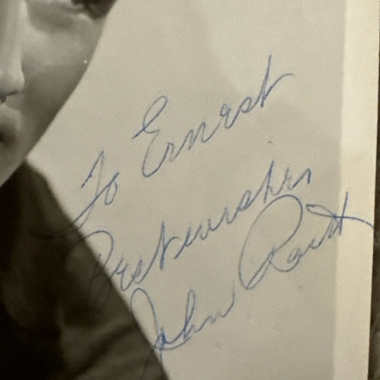 John Raitt — John Raitt Actor Autographed Signed 4x6 Photo Carousel Died 2005, image 2
