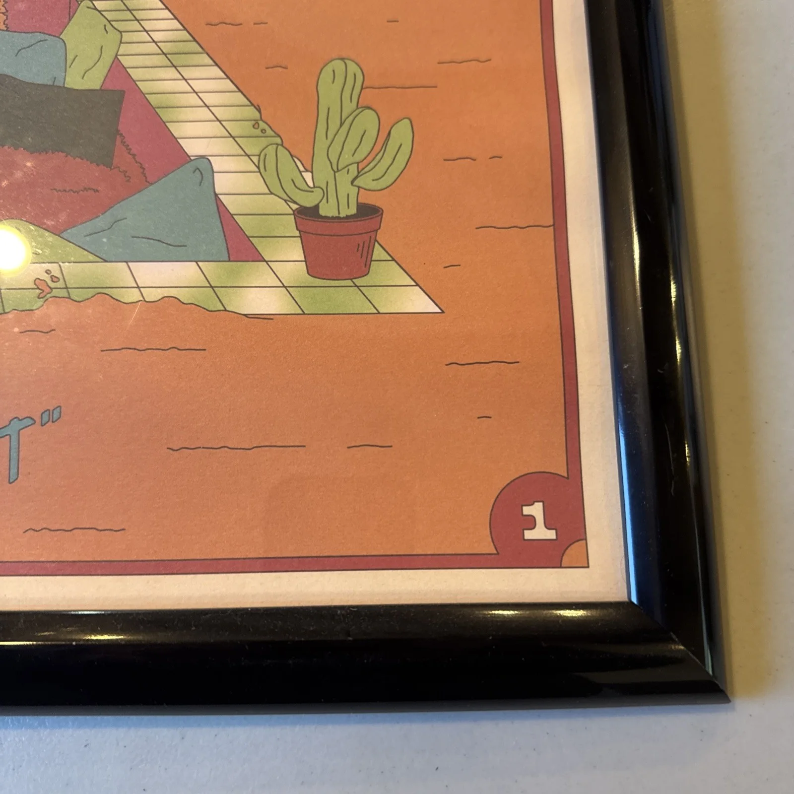 Lord Huron Framed 2022 Autographed Tour Poster Signed Rare HTF Collectible, image 2