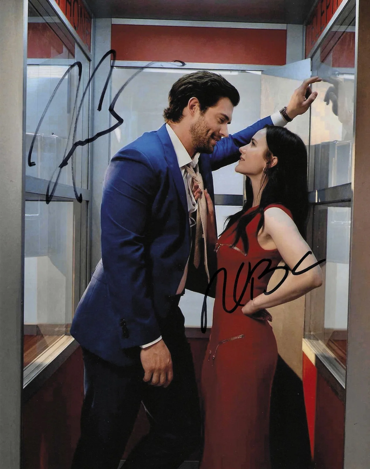david corenswet, Rachel Brosnahan — SUPERMAN Signed David Corenswet & Rachel Brosnahan 8x10 with UACC COA