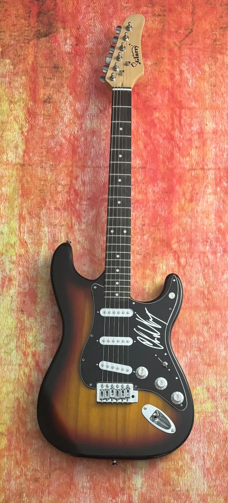 GFA Nickelback Rock Star * CHAD KROEGER * Signed Electric Guitar PROOF COA, изображение 4
