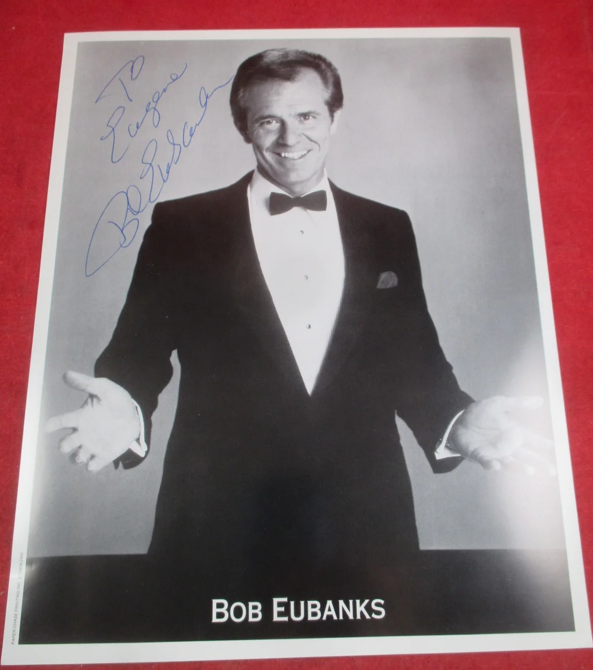 Bob Eubanks — Bob Eubanks Signed Autographed 8 x 10 Photo Game Show Host Newlywed Game B