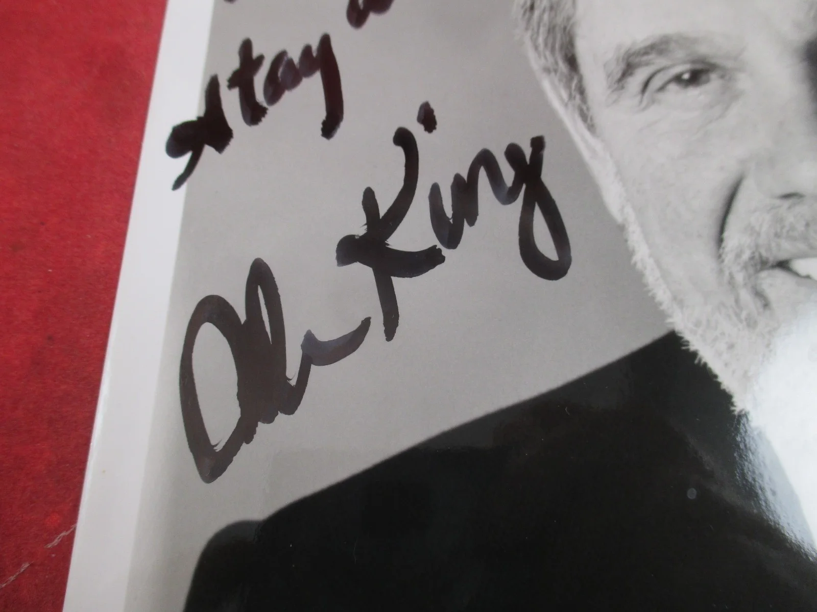 Alan King SIGNED PUBLICITY PHOTO 8 X 10 black sharpie personalized, image 3