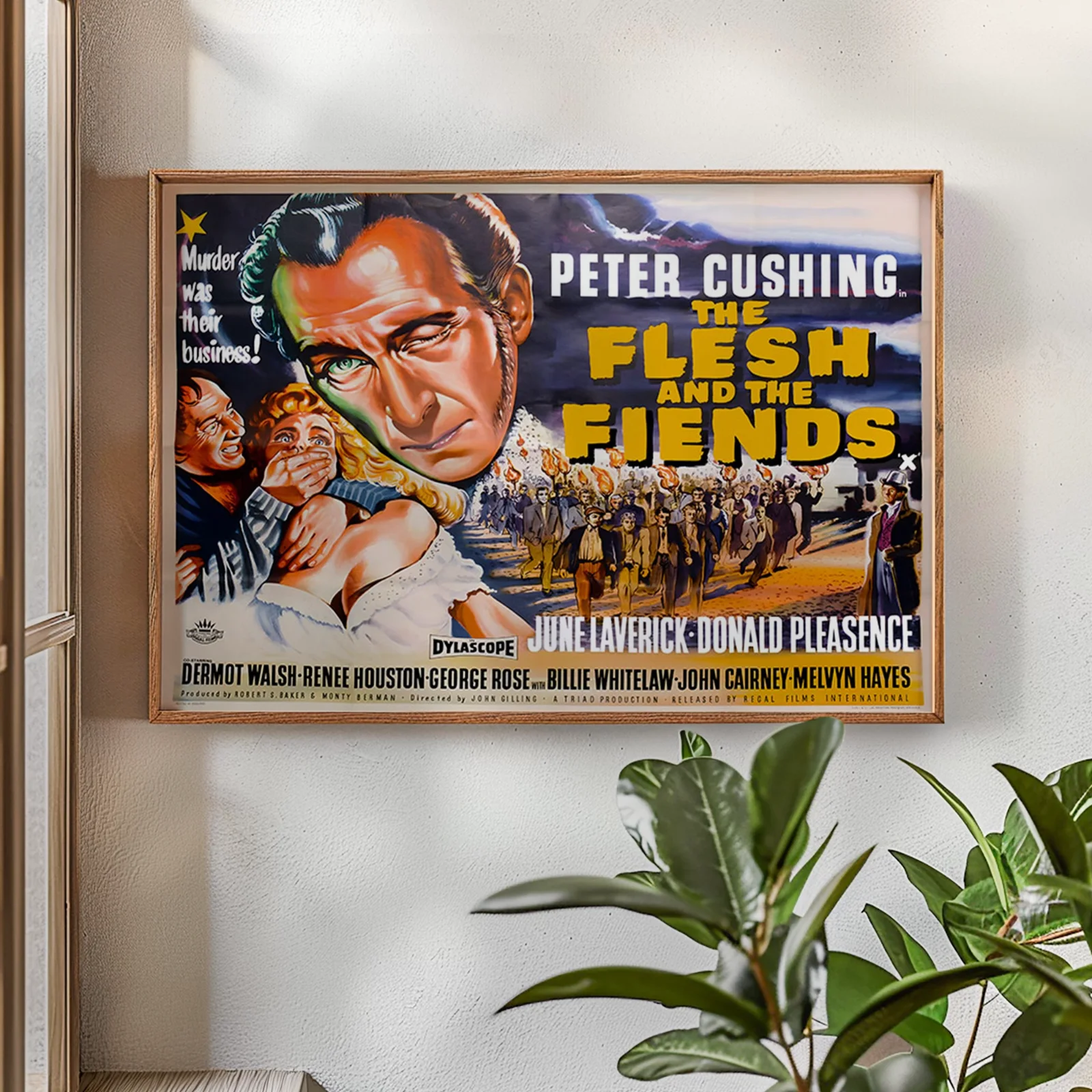 The Flesh And The Fiends - 1960 Horror Film - Restored 40" x 30" UK Quad, изображение 2