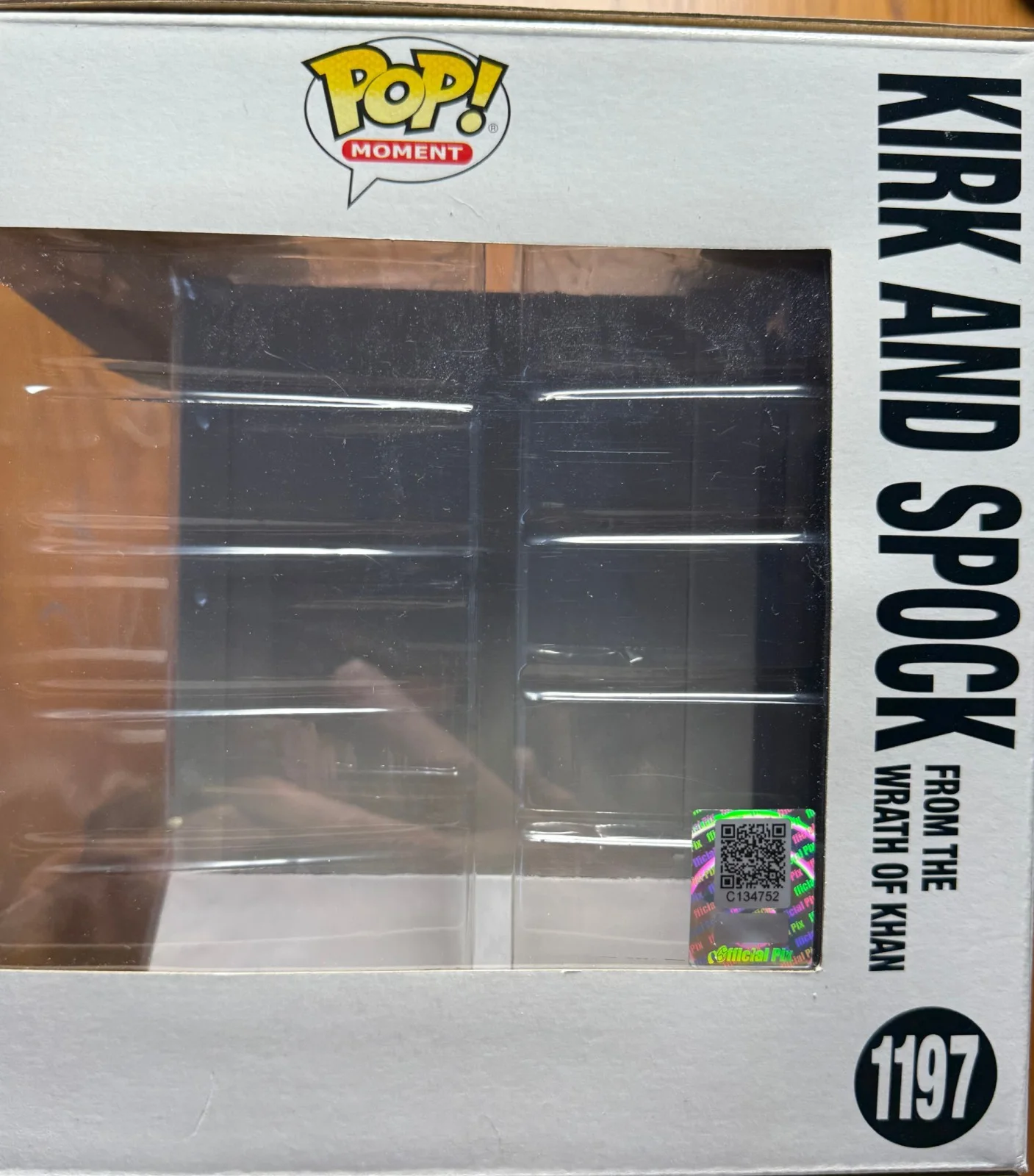 WILLIAM SHATNER — WILLIAM SHATNER SIGNED FUNKO POP 1197 STAR TREK KIRK & SPOCK OFFICIAL PIX CERT, изображение 2