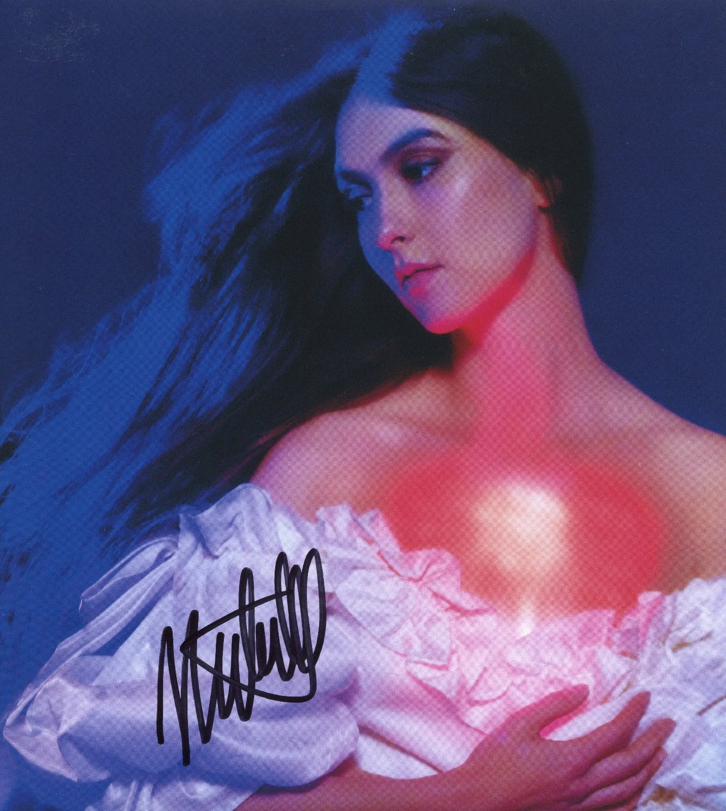 Weyes Blood Signed IN THE DARKNESS, HEARTS AGLOW Vinyl Album EXACT Proof ACOA C, изображение 5