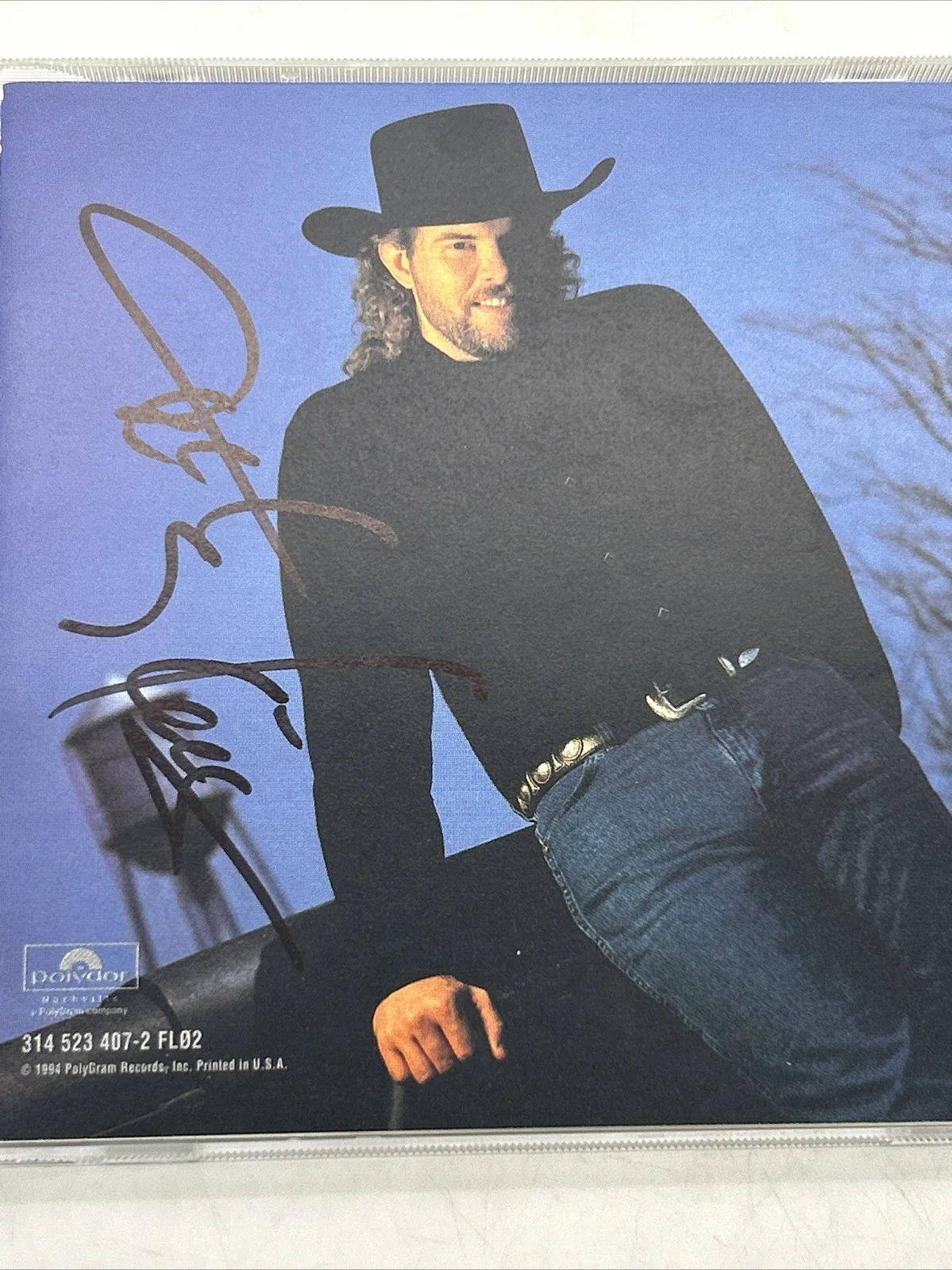 Toby Keith Autographed “Boomtown" CD Booklet Signed 1994, image 2