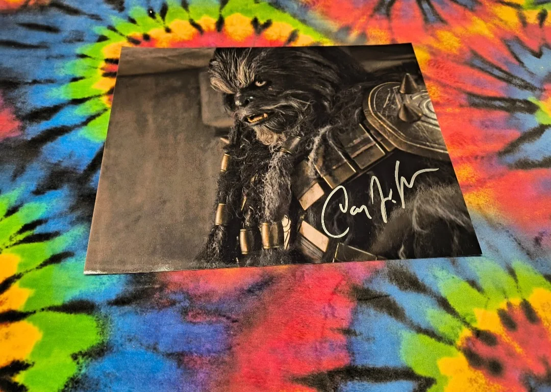 Carey Jones — Carey Jones "Krrsantan" Mandalorian - Star Wars Dr Aphra SIGNED 8x10 W/COA