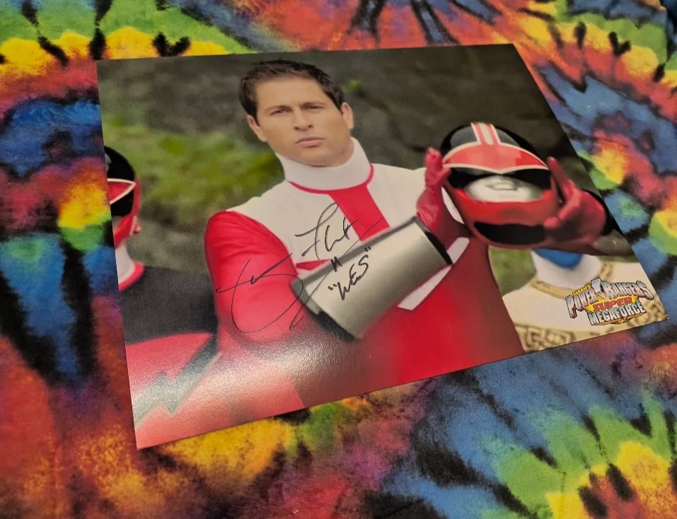 Jason Faunt — Jason Faunt Power Rangers Time Force "Wes Collins" 8x10 SIGNED W/COA