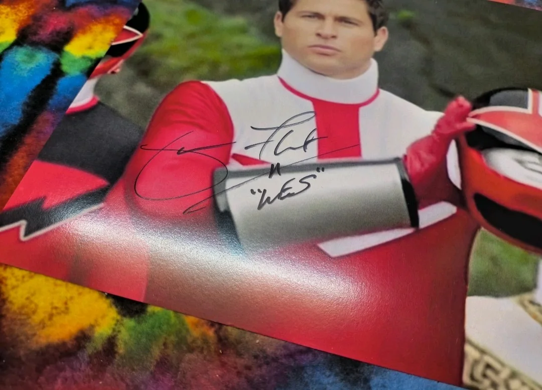 Jason Faunt — Jason Faunt Power Rangers Time Force "Wes Collins" 8x10 SIGNED W/COA, image 2