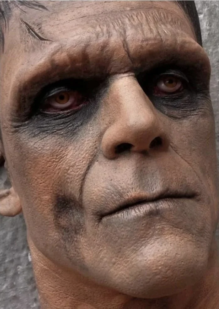 Life Face Cast Prop Frankenstein Boris Karloff Realistic Style, image 4