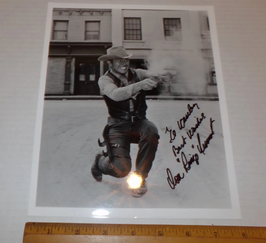 Don Durant / Karen Sharpe / Mark Goddard — Don Durant Karen Sharpe Mark Goddard Johnny Ringo Cast Signed Autograph 8X10 JSA, изображение 2