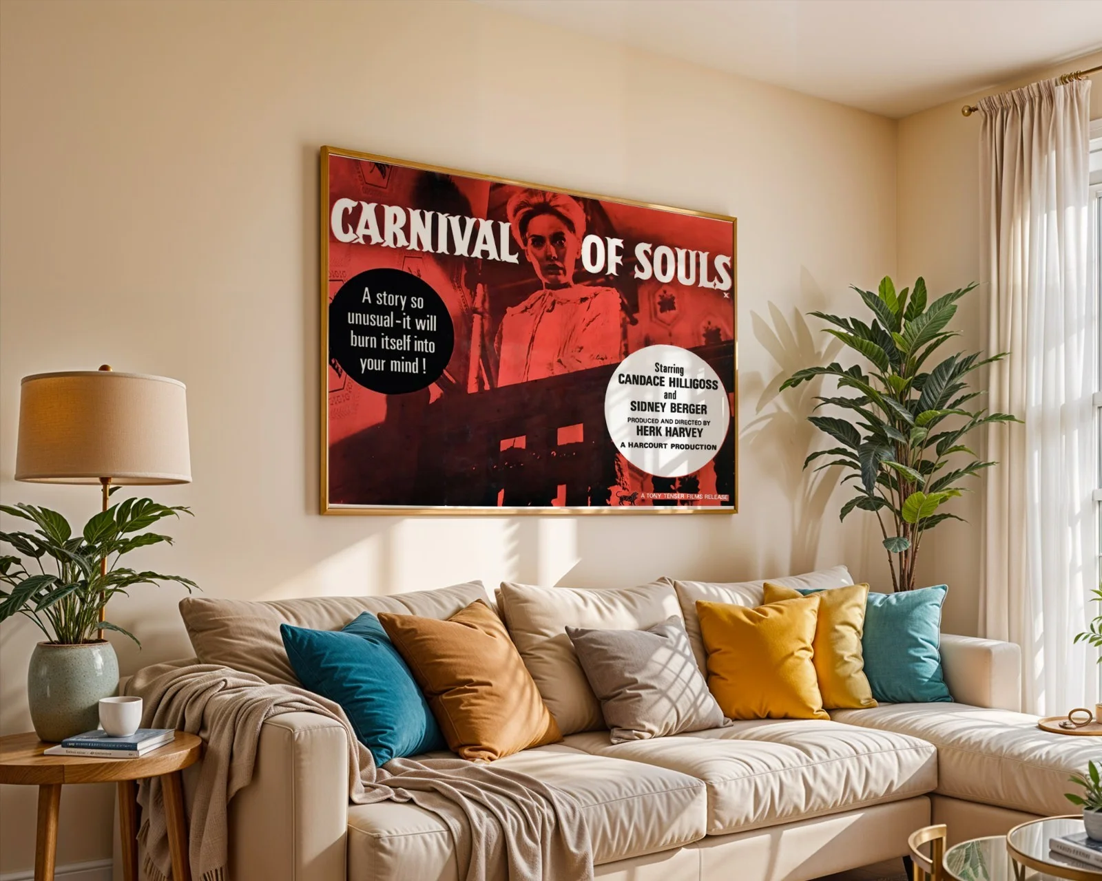Carnival Of Souls - 1962 Horror Thriller Film - Restored 40" x 30" UK Quad, изображение 5