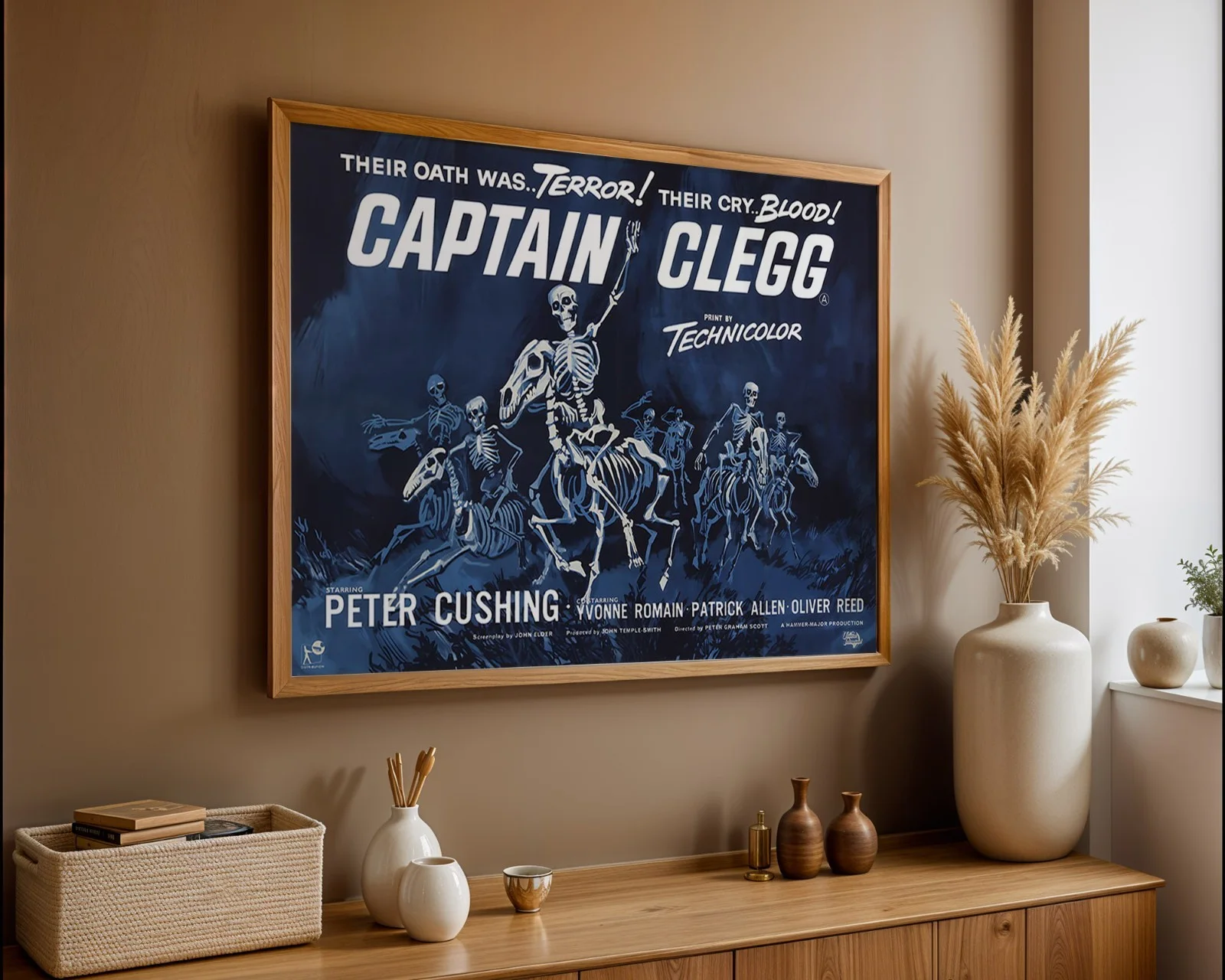 Captain Clegg - 1962 Hammer Horror Film - Restored 40" x 30" UK Quad, image 3