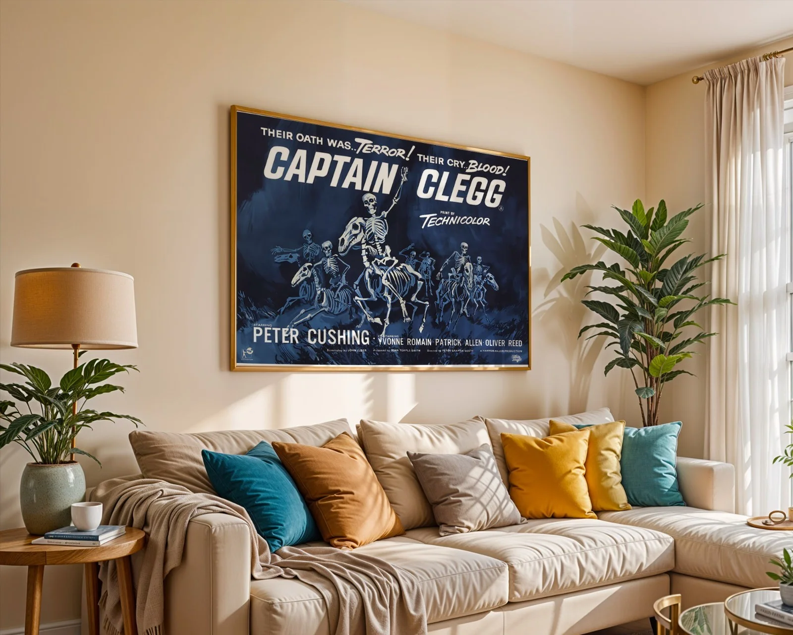 Captain Clegg - 1962 Hammer Horror Film - Restored 40" x 30" UK Quad, image 5
