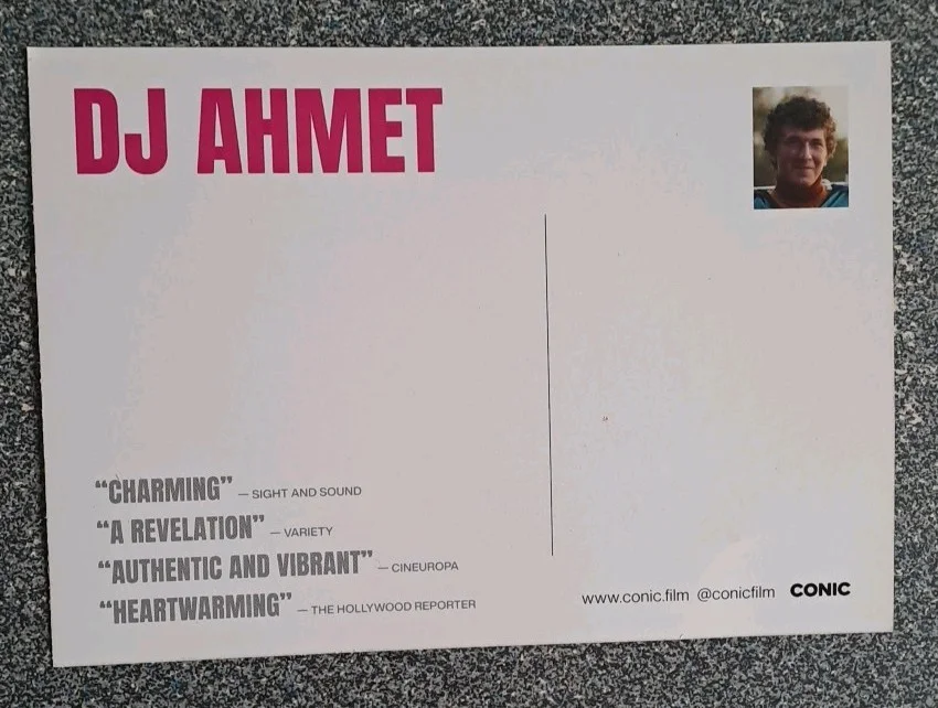 DJ AHMET Promotional Postcard for Sundance Winner Drama / Film (Conic Film), изображение 2
