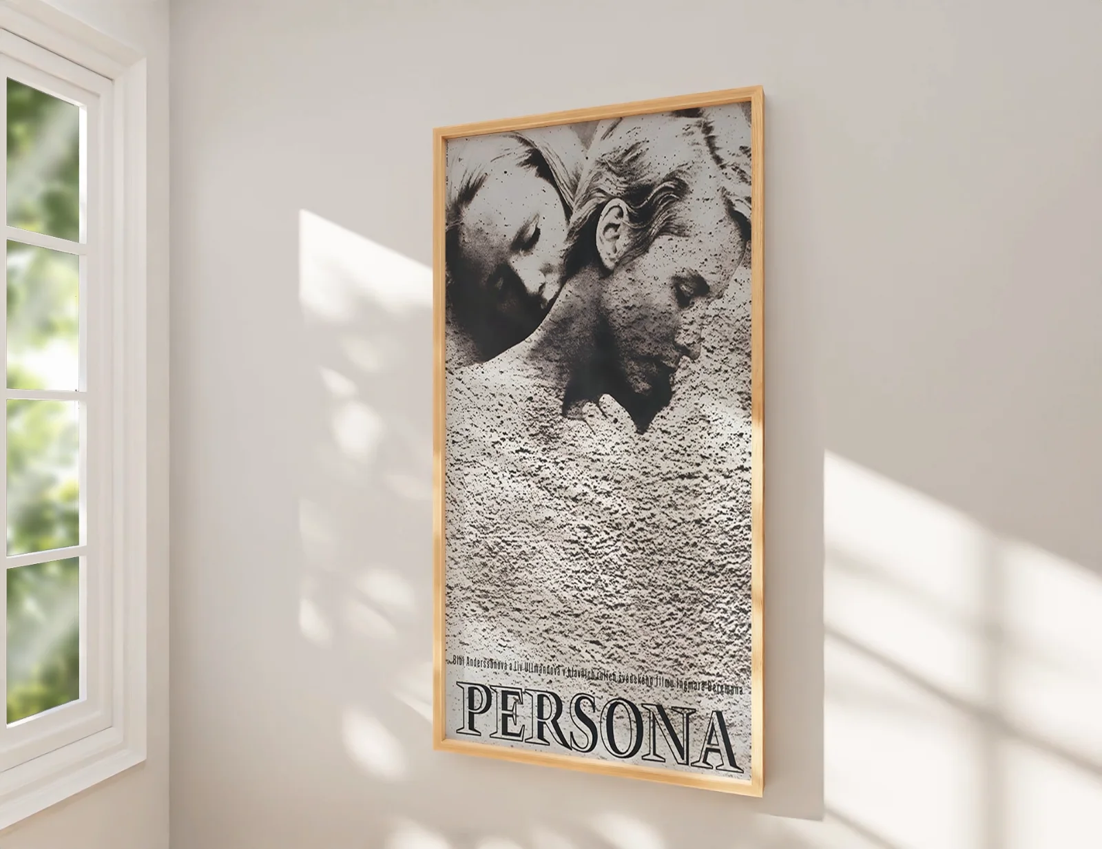 Persona 1966 Avant Garde Horror - Restored 27.5" x 39.4" Swedish One Sheet, image 2