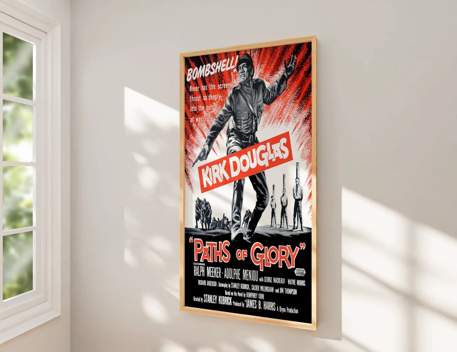 Paths Of Glory 1957 WW1 Anti-War Film - Restored 27.2" x 41" US One Sheet, изображение 2